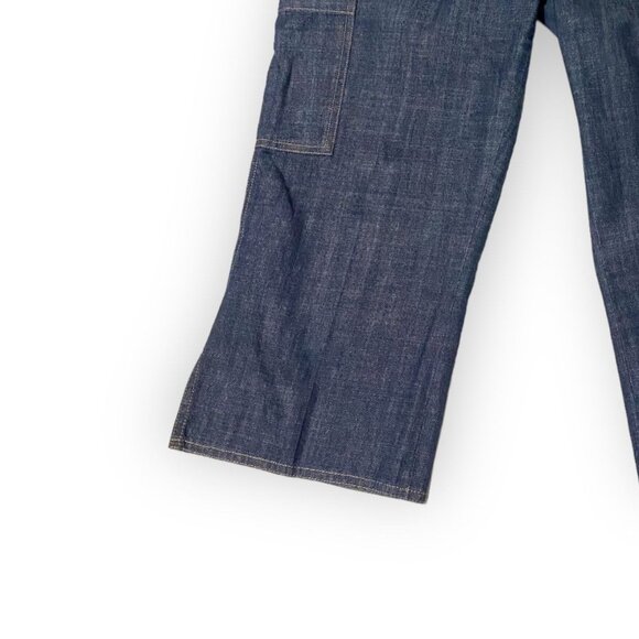 Vintage DKNY Chambray Cropped pants, Size 12 US - Picture 10 of 12